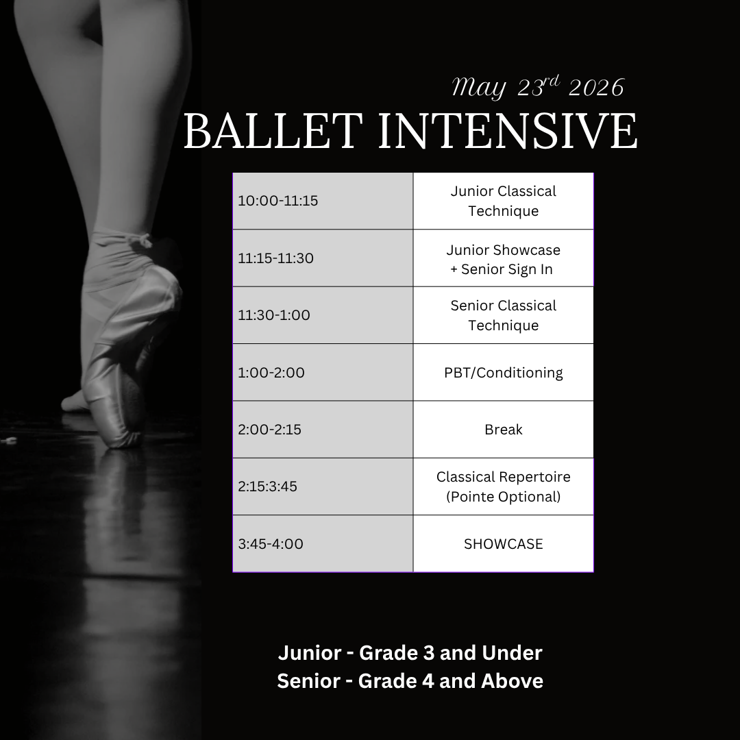 Ballet Intensive - May 23rd - Tauranga