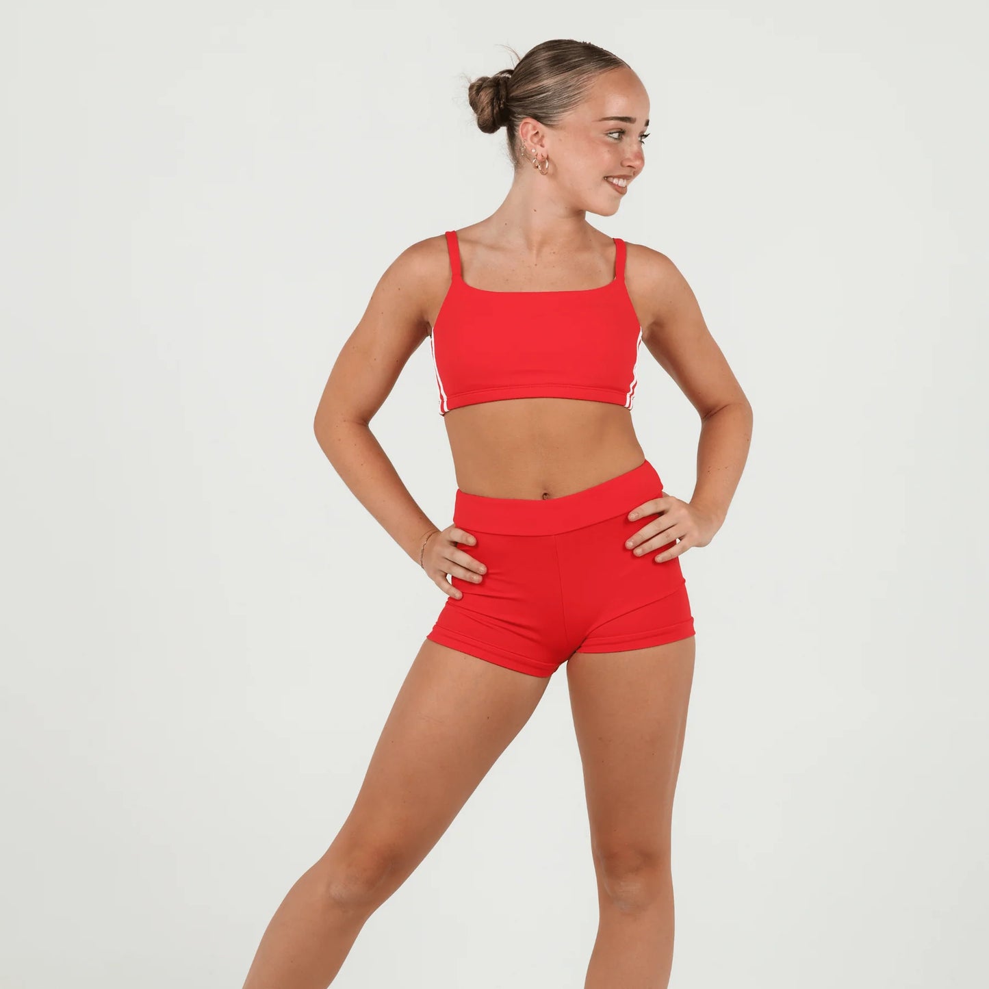 Classic Bike Short - Red