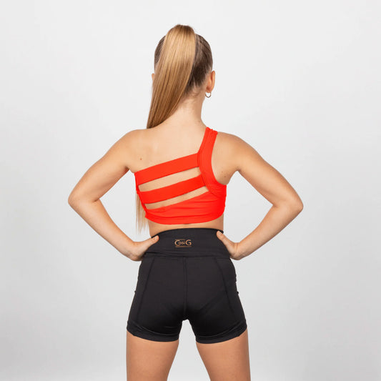 Tilly Crop - Bright Orange